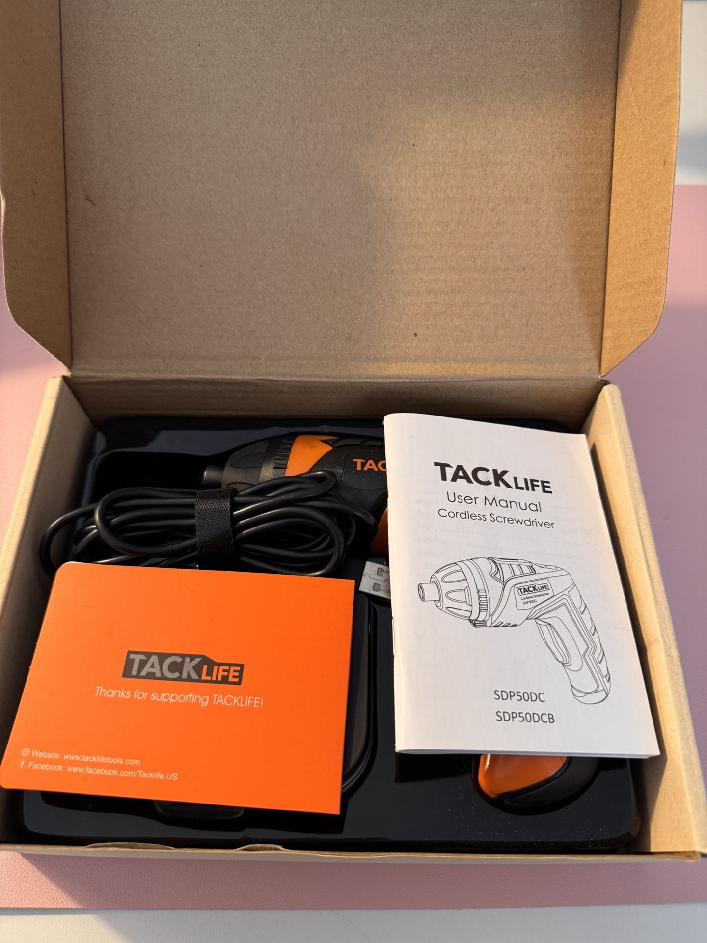 TACKLIFE Cordless Screwdriver