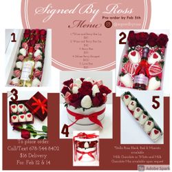 Valentines gifts Treats birthday baby shower present