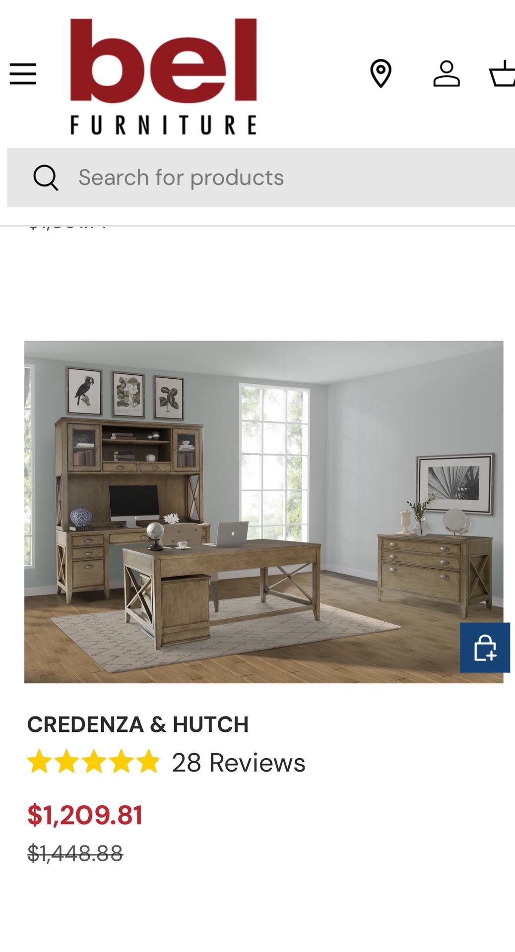 Office furniture set