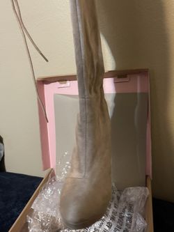 Taupe Heeled Boots