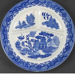 Blue Willow Pieces / From Japan 