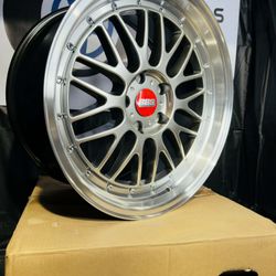 19x8.5/19x9.5 BRAND NEW STAGGERED BBS LM REPS WHEELS/RIMS. MST LEMAN. 5X120