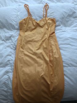 Mustard dress