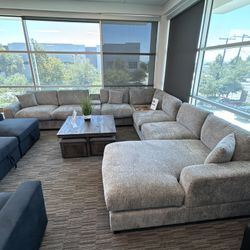 Huge Family Light Gray Sofa Sectional 🔥 SALE🔥