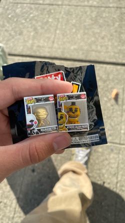 Funko Bitty Pop Five Nights at Freddy's Gold RARE Marionette