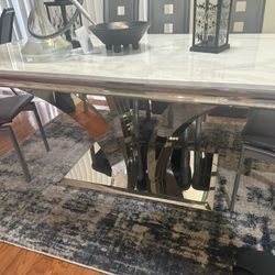 Marble Dining Table With 8 Chairs 