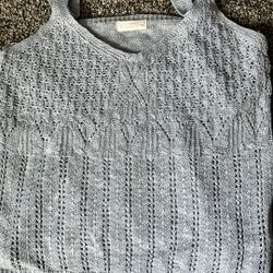 Pastel Blue Sparkle Tank Top
