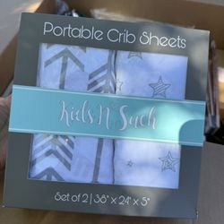 Portable Crib Sheets 