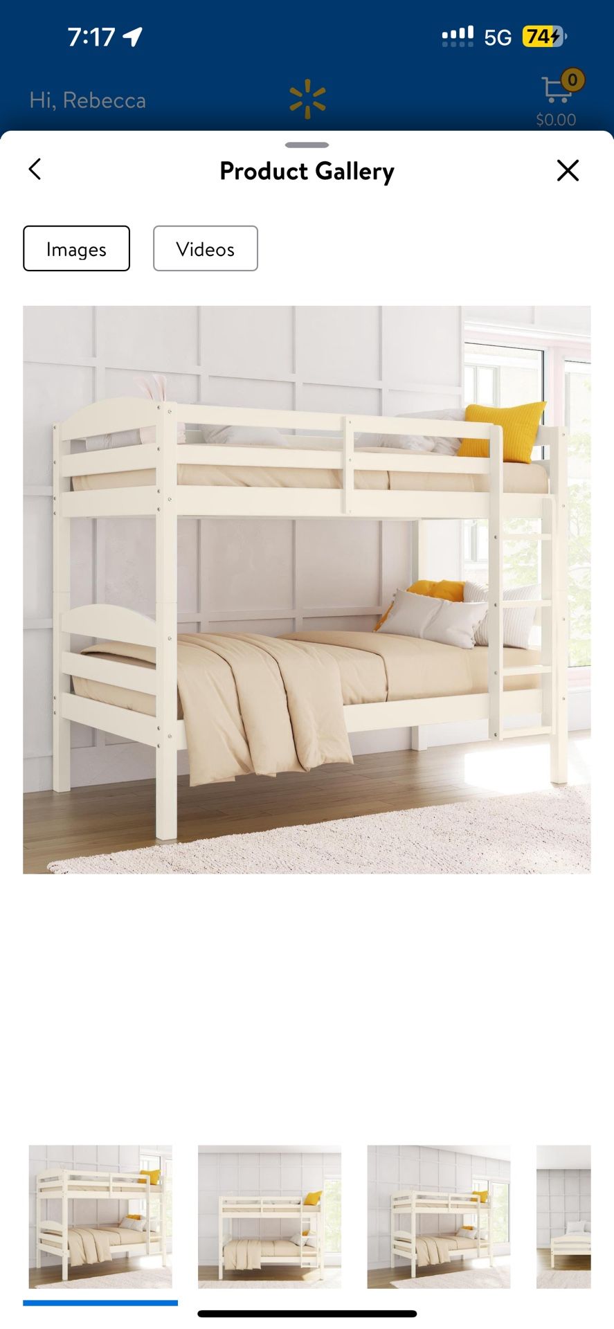 Twin bunk Beds, Wood