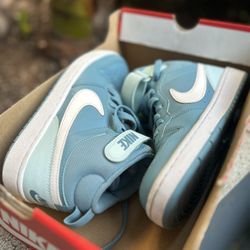 (Youth) Nike Court Borough Mid 2 'Cerulean'