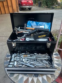 Craftsman new tool chest with tools in it
