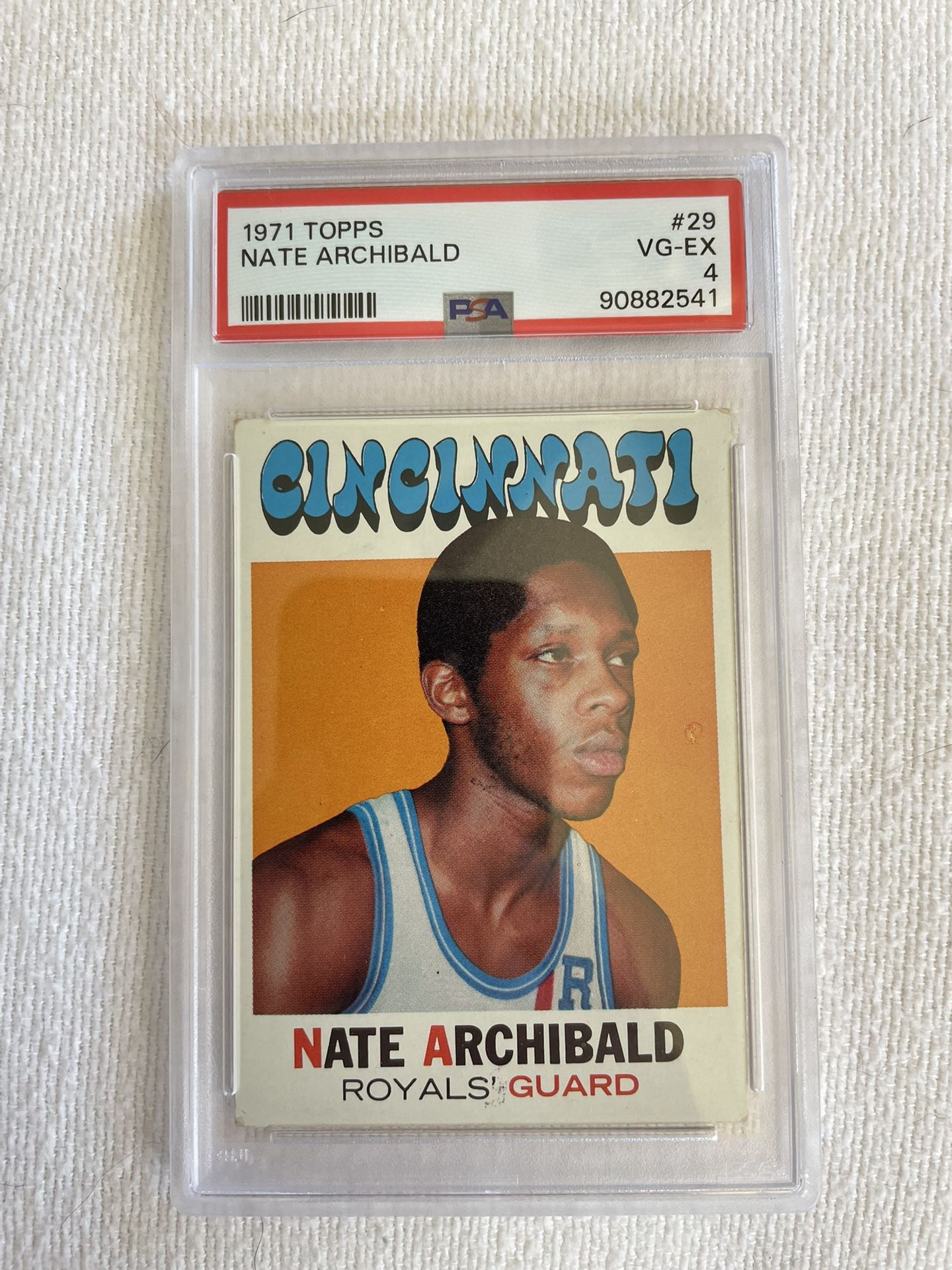1971 Topps #29 Nate Archibald (PSA 4)