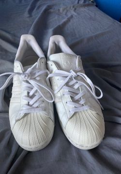 White adidas size 12