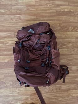 Gregory Maven 55 Backpacking Hiking Pack Women's S/M Rosewood Red