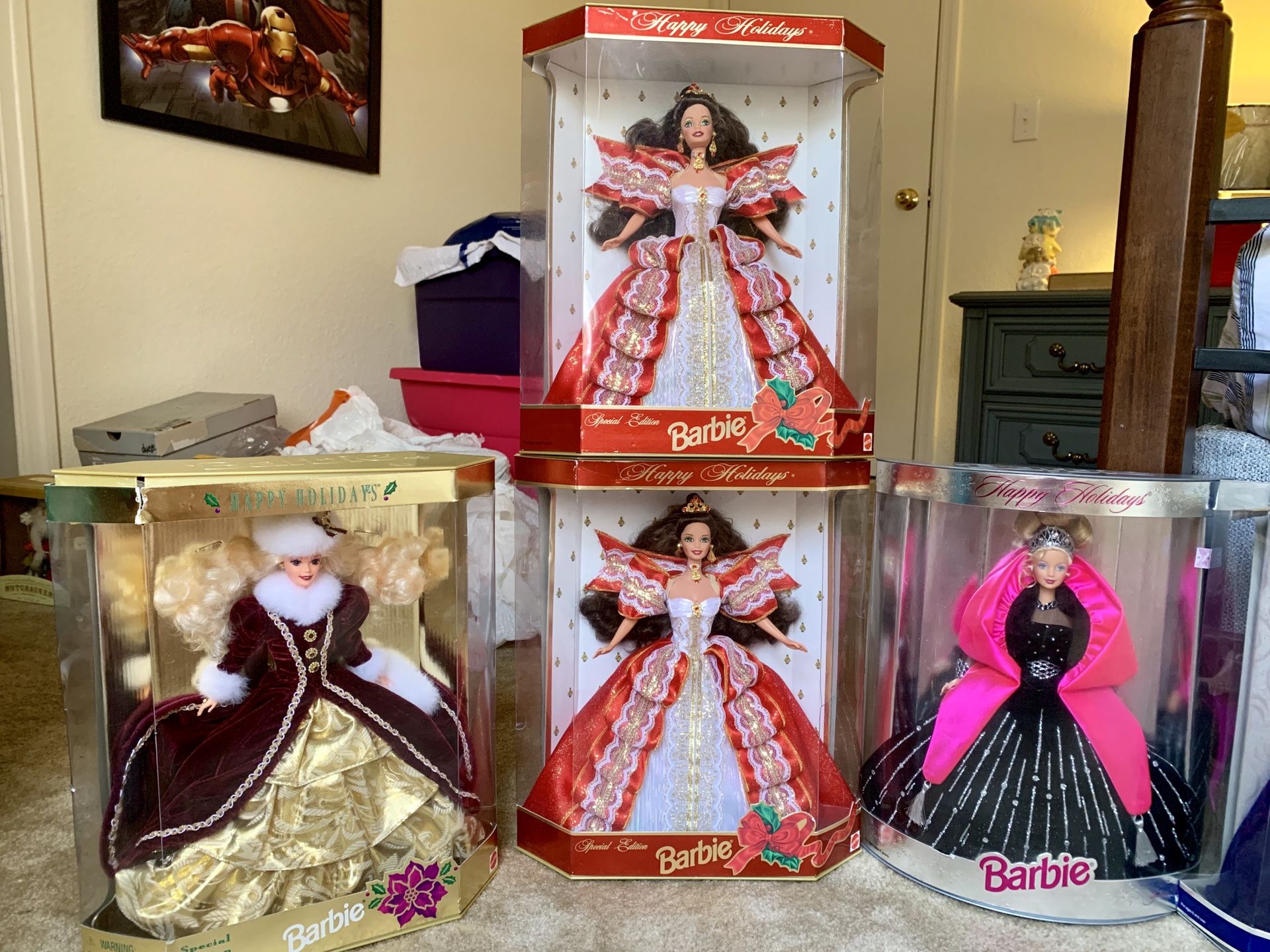 Various special edition barbies