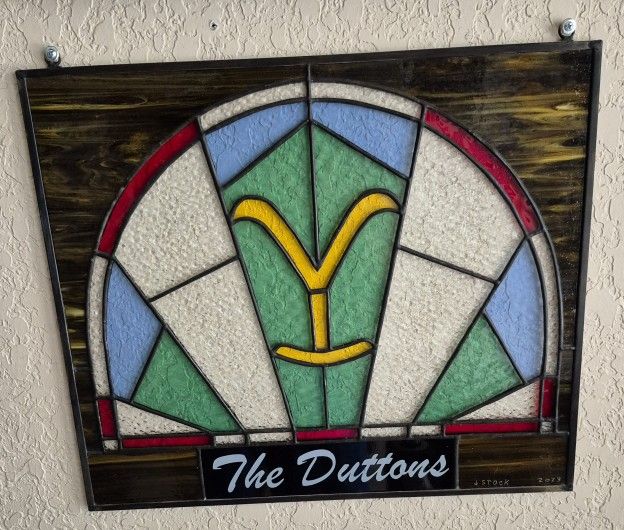 Yellowstone Door Stained Glass Copy