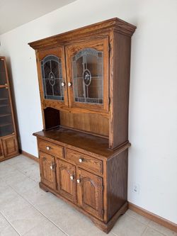 Solid oak furniture