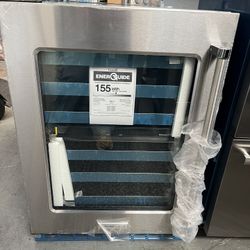 New KitchenAid 24” Wine Cellar with Glass Door and Metal