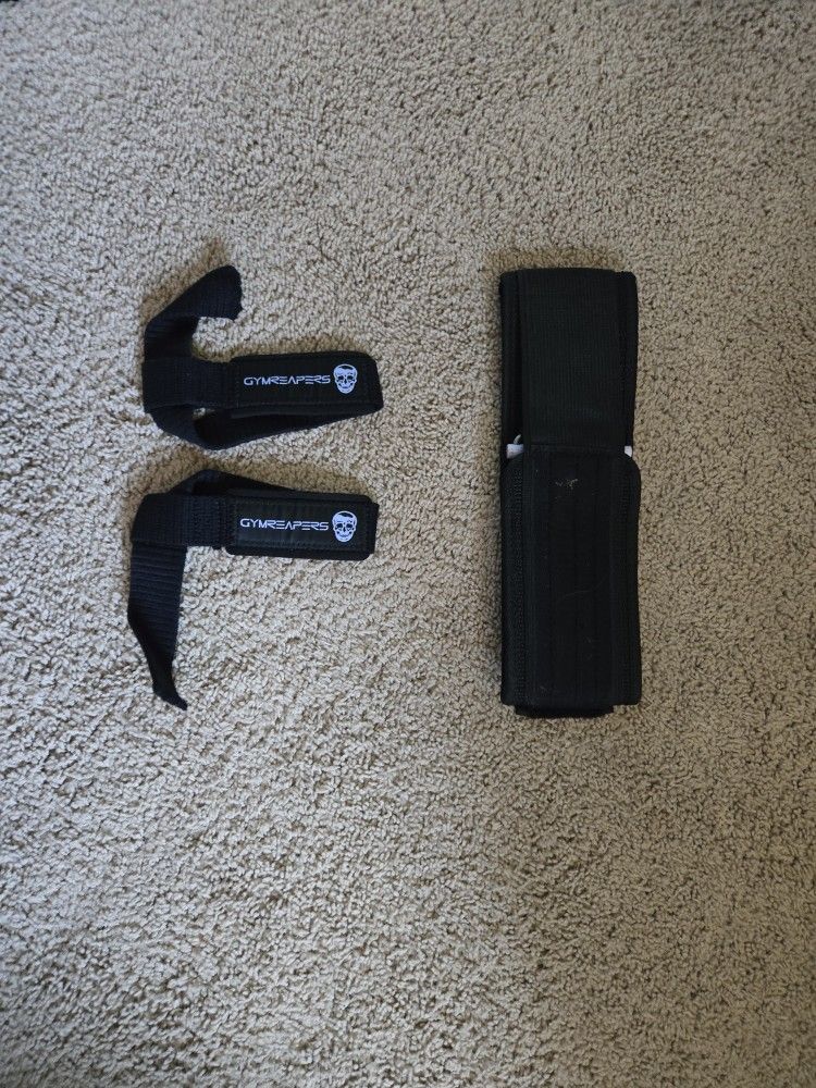 Back belt and Wrist Straps