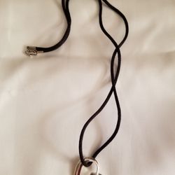 Sterling Silver Heart with 3/4 Karat CZ