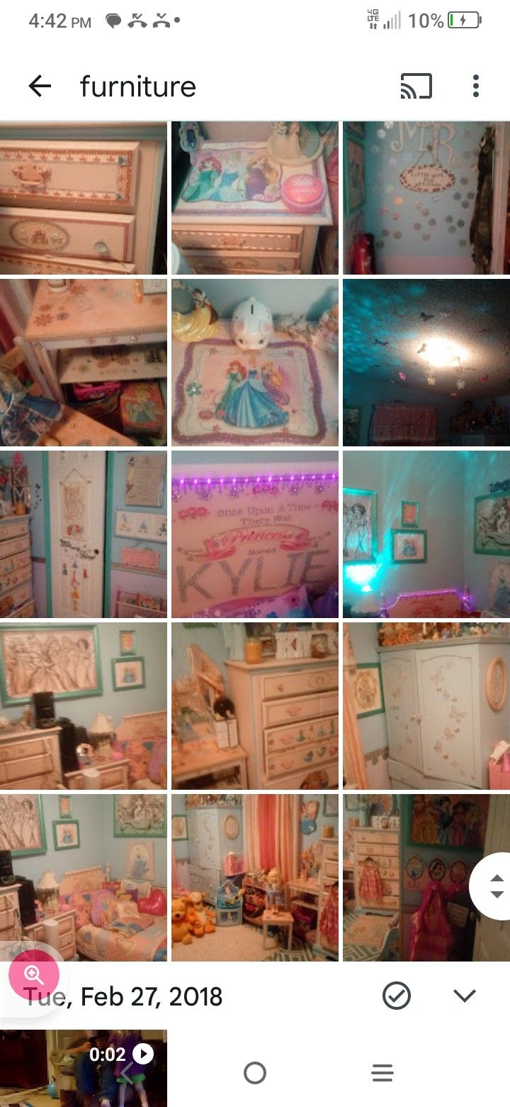 2 Princess Dresser And One Princess End Table Buying All 3 For The Price