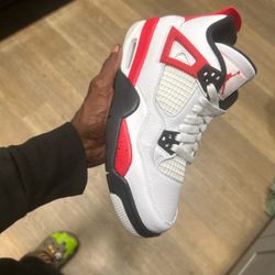 Jordan 4 fire red cement