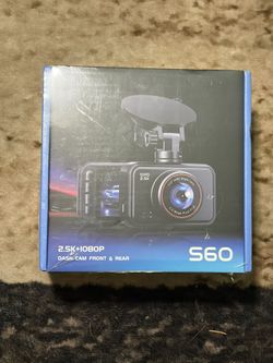 🚗📹 Brand New 2.5K + 1080P Dual Dash Cam (Front & Rear) – $85