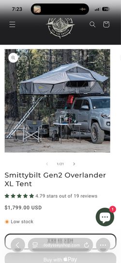 Smittybilt xl gen 2 roof top tent