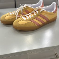 Adidas Gazelle Yellow And Pink -Size 10 Women