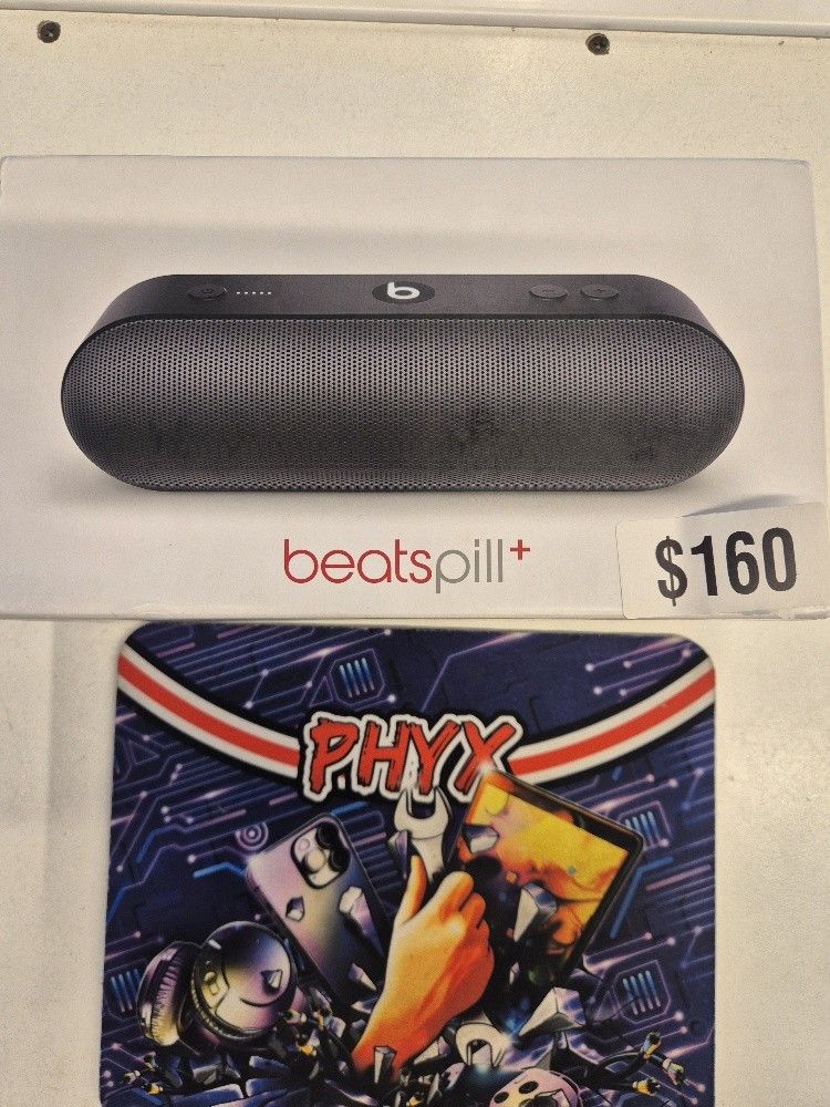 Beats by Dre Pill+ (Plus) Bluetooth Wireless Speaker A1680 - Black SCC2GM6C7GN1V $95