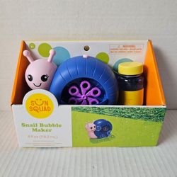 Sun Squad Snail Bubble Maker NEW