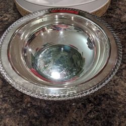 Silver Salad Bowl.