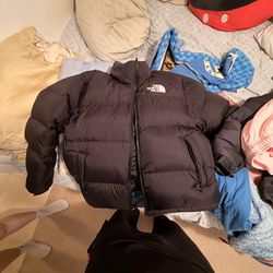 North face black puffer