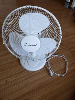 Fan - 12" Oscillating 3-speed table fan