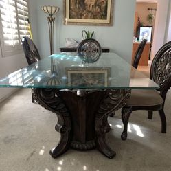 Glass Dining Table 