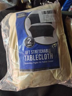 6' Folding table cover for parties
