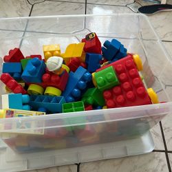 Large Tub Of Legos