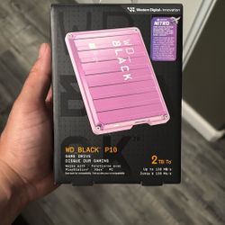 WD BLACK - PINK 2TB External HDD
