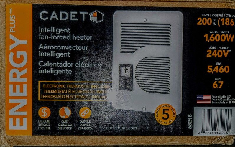 Cadet Intelligent Fan Forced Wall Heater 