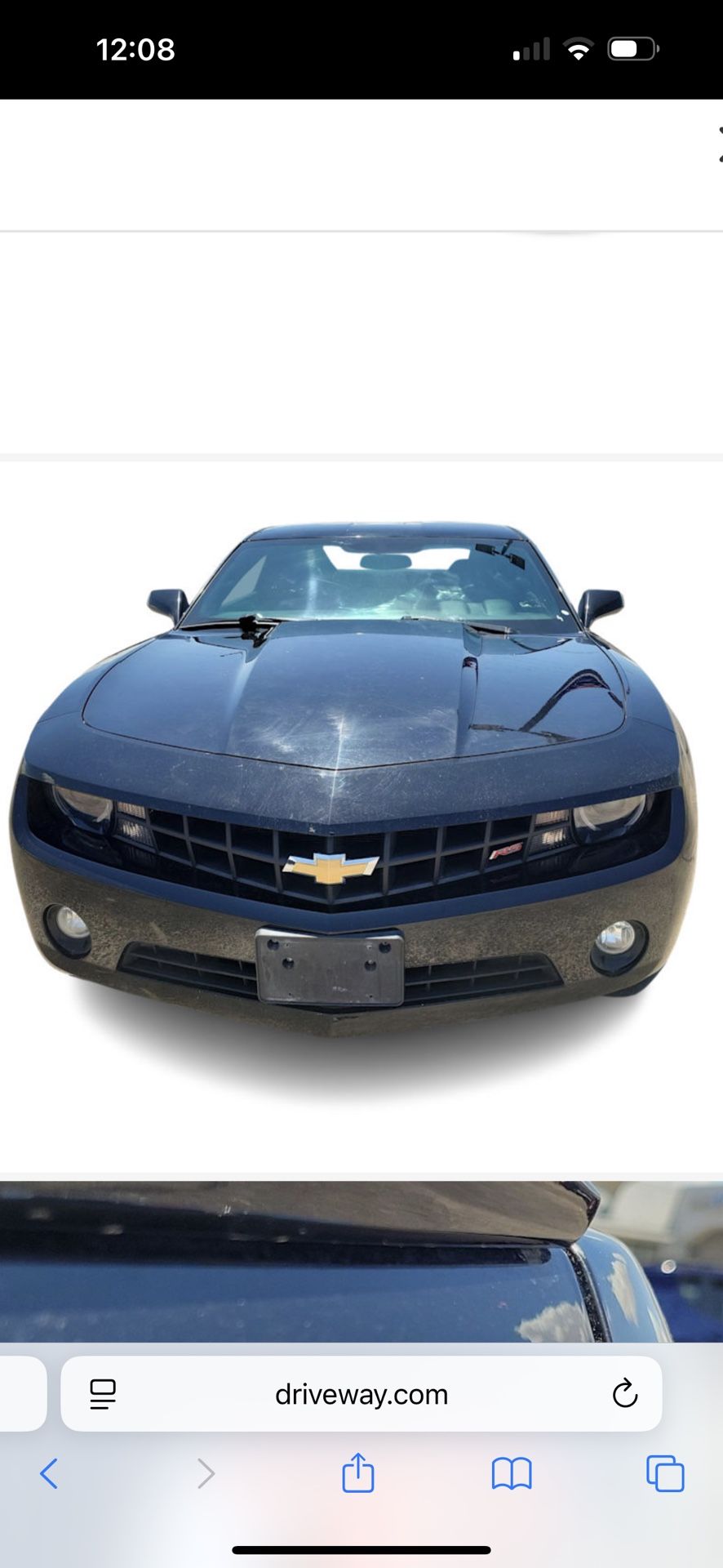 2013 Chevy Camaro Front Bumper