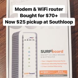 Cable Modem/Wi-Fi Router