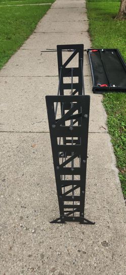 Boltz Heavy-Duty Solid Steel Media Tower / CD Storage Rack – Industrial Black