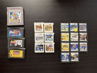 Nintendo DS, 3DS, Gameboy, Gameboy advance Games