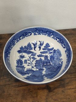 Blue & White Serving Bowl