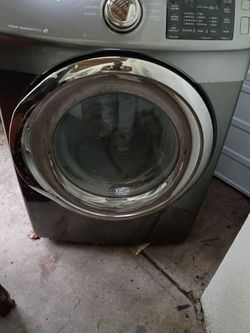 XXL gray Samsung front load dryer