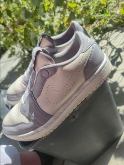 NIKE AIR JORDAN 1 LOW SLIP'Atmosphere grey/ivory women's size 8.5
