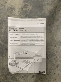 Elmo Document Camera L-12/TT-12