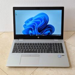 HP Probook 650 G4 Laptop w/Docking Station,15" FHD 1080P,256GB SSD,USB-C,HDMI, Win 11pro-Great Condition -Fast 