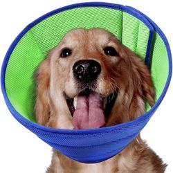 Extra Soft Dog Cone Collar for Dogs After Surgery Adjustable (Sizes Small and XL Available)