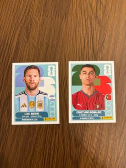Stickers world cup 26 Messi and Ronaldo